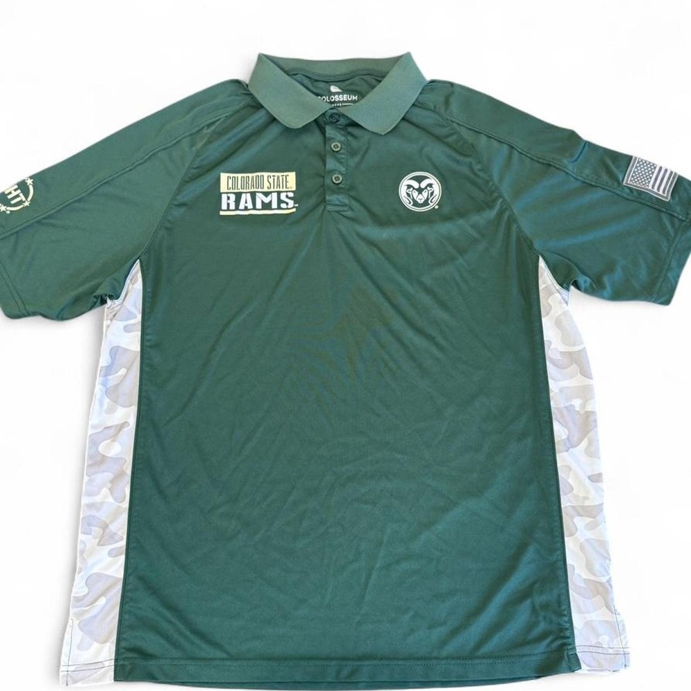 Colorado State Rams green polo shirt